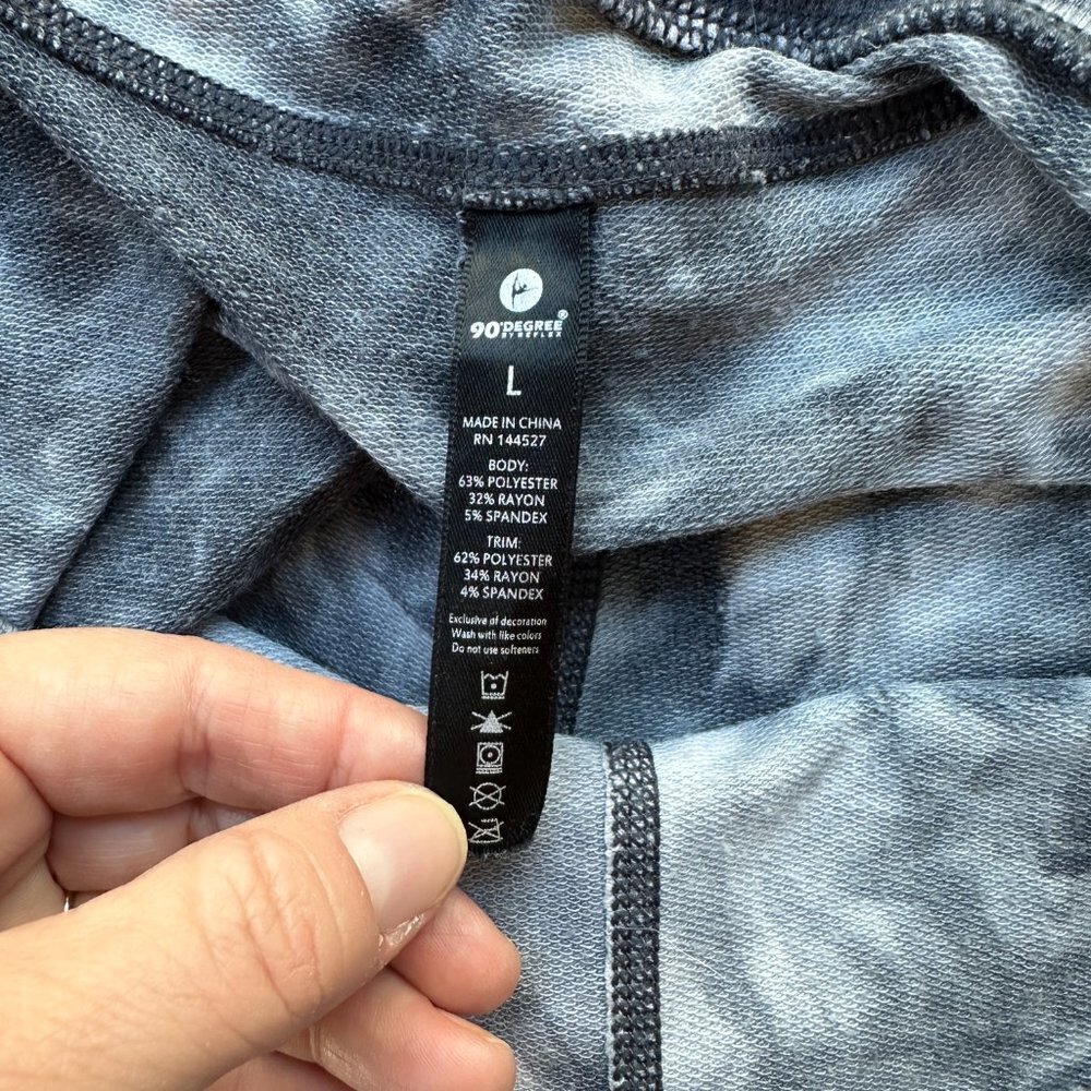 90 DEGREE BY REFLEX Tie Dye Sweat Pants Joggers - Large - Picture 6 of 6